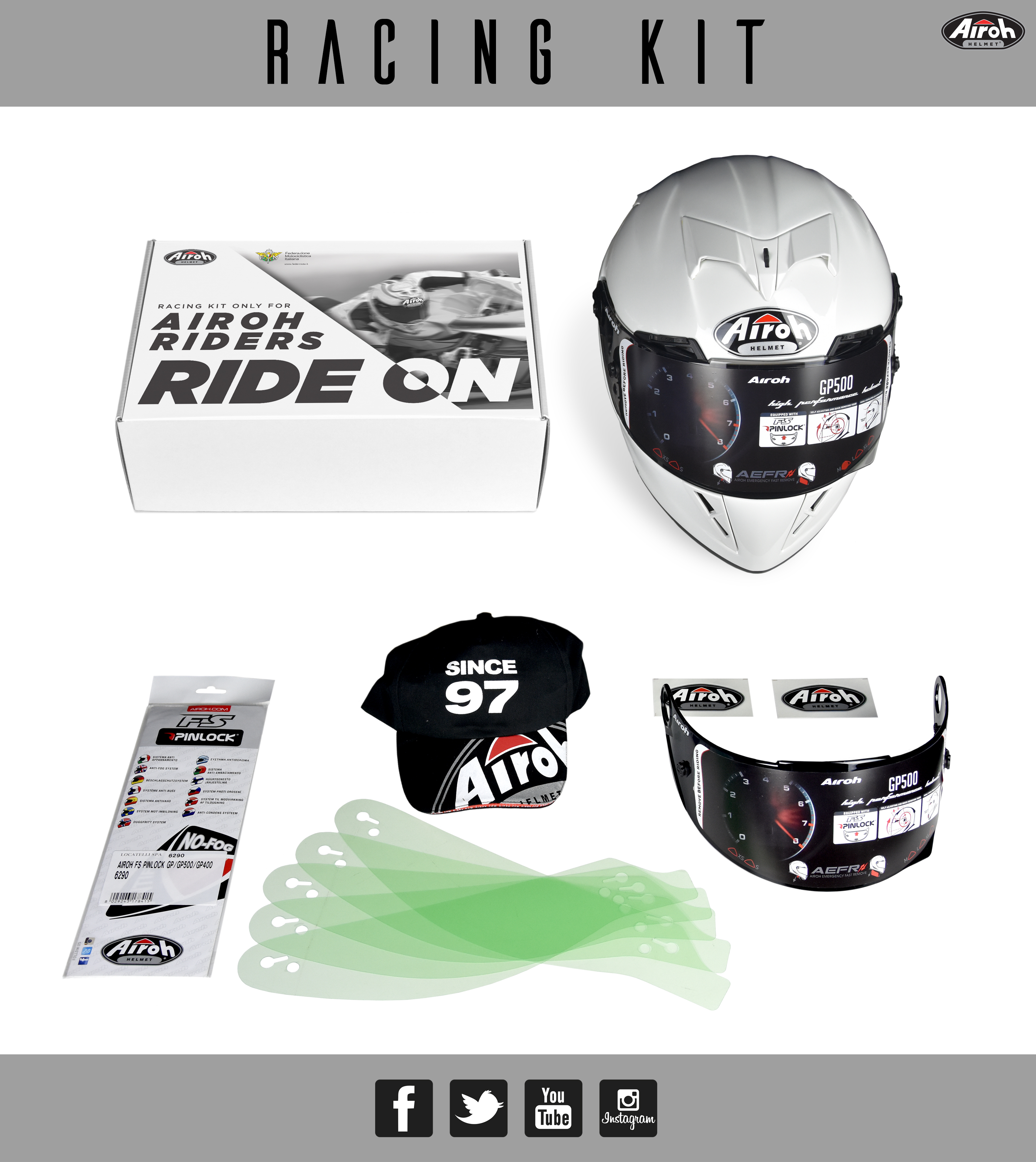 CIV | Airoh e FMI insieme per l'operazione Airohriders